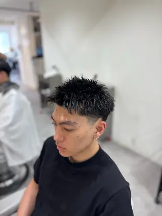 ショート メンズ 深澤 知樹のヘアスタイル