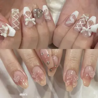 ネイル 新宿代々木/キレイめ ちゅるん/miriのネイルデザイン