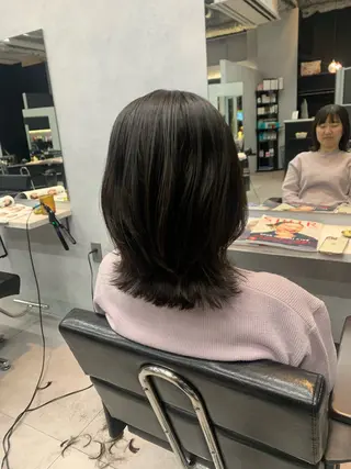 ミディアム 💎透明感カラー Sarina💎のヘアスタイル