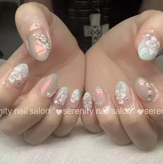 ネイル 🌻ハサミ ✂️のネイルデザイン