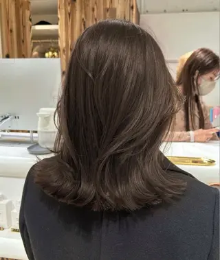 ミディアム カラー 恋/ブラウン カラー🥨🤎のヘアスタイル