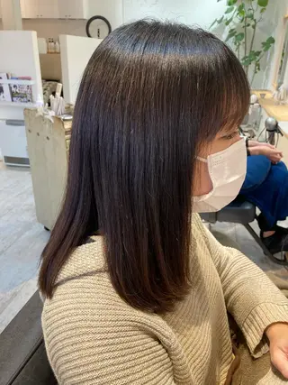 ミディアム 【女性指名No.1】 西口直子のヘアスタイル