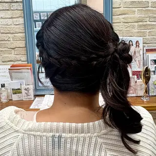 もえ🪽🫧縮毛矯正 /カラー/ヘアアレのヘアスタイル