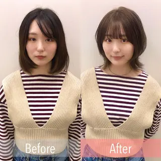 ショート カラー 大人可愛いショート* NoWL栗原隆成のヘアスタイル