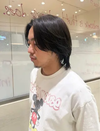 ショート カラー メンズ 中島 紗來のヘアスタイル