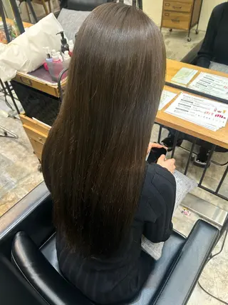 カラー 小森田 果怜 カラー、縮毛矯正のヘアスタイル