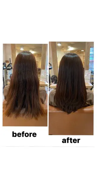 ロング 井上 日菜乃のヘアスタイル