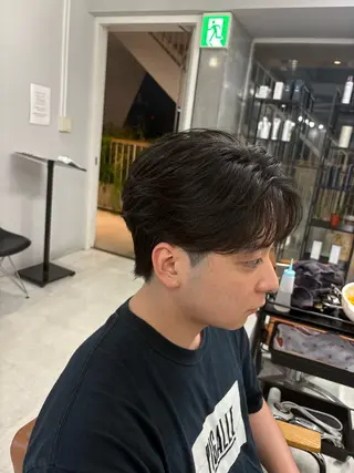 パーマ メンズ メンズパーマ特化 園田 楓莉のヘアスタイル