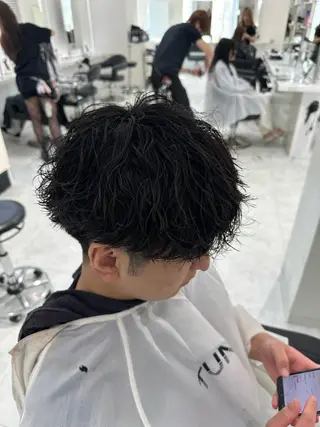 ショート パーマ メンズ 🐺韓国風メンズ特化 あさひ🐺のヘアスタイル