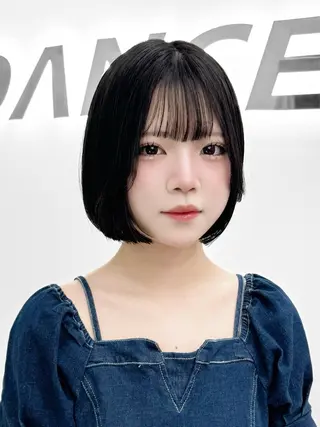ショート カラー ヘアアレンジ 縮毛矯正🤍 盛れるボブ/ひかりのヘアスタイル