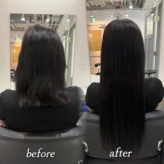 ロング 🦋REISA🦋 エクステ×ハイトーンのヘアスタイル
