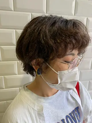 ショート パーマ appiis 柳田葵　横浜のヘアスタイル