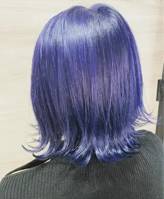 ミディアム カラー 五十嵐航斗 ハイトーンのヘアスタイル