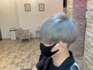 カラー メンズ ヘアカラー&縮毛矯正 STAR☆RIVERのヘアスタイル