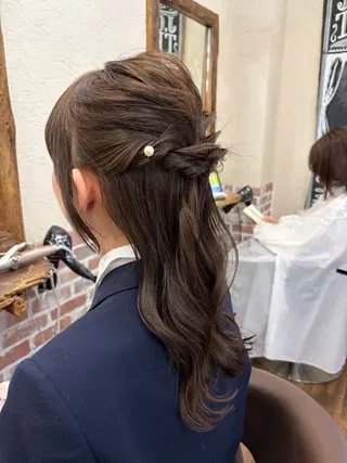 ロング 鈴木 小百合のヘアスタイル