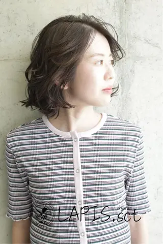 ミディアム 只野 智子のヘアスタイル