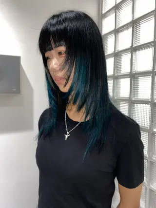ロング カラー 天神大名/カラー特化 レイヤー/似合わせのヘアスタイル