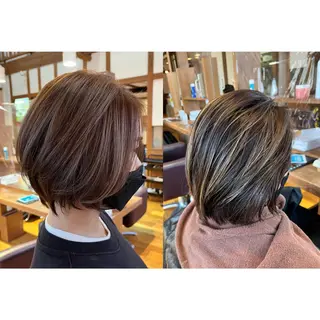 ショート カラー ヘアアレンジ topstylist 野口 雅のヘアスタイル