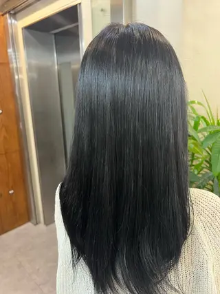ロング カラー 縮毛矯正練習 モデル募集✨️NOAのヘアスタイル