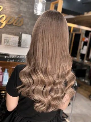 ロング カラー 横浜/エクステ特化× 艶カラー/あいかのヘアスタイル