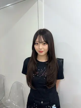 ロング カラー Core茶屋町 HINATA🫧のヘアスタイル
