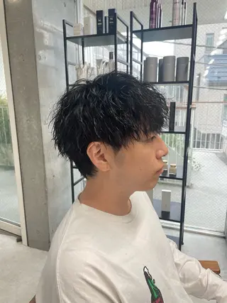 パーマ メンズ メンズモテパーマ💙 fuwaのヘアスタイル