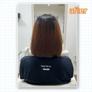ミディアム アミーベル🧸🧡 本店✂️しおりのヘアスタイル