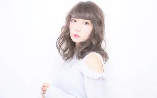 ミディアム カラー モテ髪透明感❤️ デイズヘアカラーのヘアスタイル
