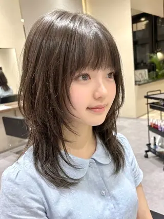 ミディアム 吉原 星稀のヘアスタイル