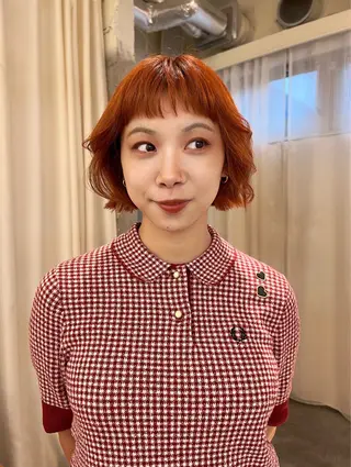 ショート カラー 圧倒的デザイン力 店長🎨RENAのヘアスタイル