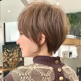 ショート 似合わせショート特化 /谷町/妃菜🎀のヘアスタイル