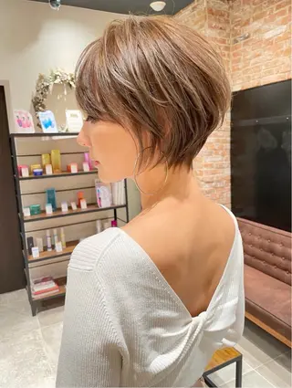 ショート ✄安野祥華銀座大人 絶壁解消ショート✄のヘアスタイル