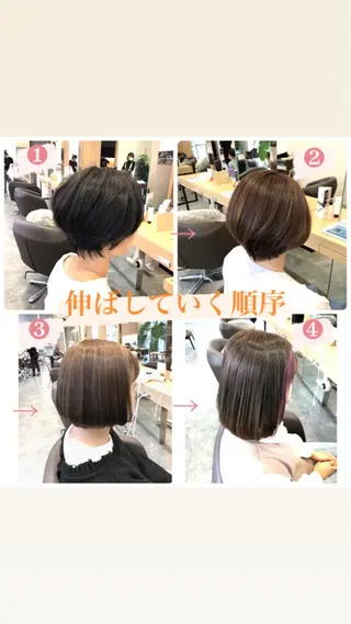 ショート 似合わせカットカラー 望月一生のヘアスタイル