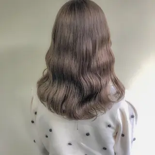 セミロング カラー 💗💗韓国レイヤー yu-ki💗💗のヘアスタイル