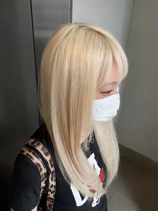 ロング カラー ユキマツ ヒサのヘアスタイル