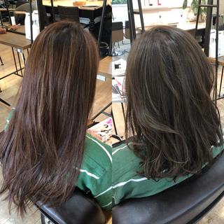 ロング 植田 敬太のヘアスタイル