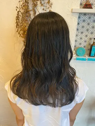 セミロング カラー パーマ ヘアアレンジ メンズ キッズ ネイル 豊橋美容院 ソンリエのヘアスタイル