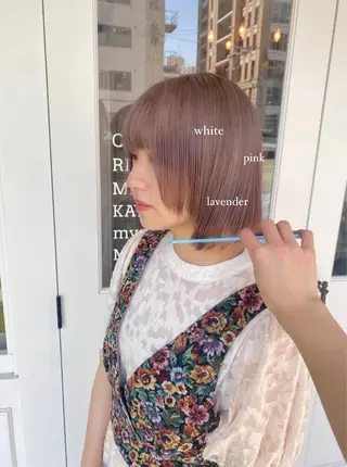 カラー 🌷柔らかクリーミー 🤍kirari🌷のヘアスタイル