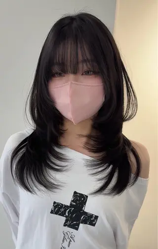 ロング Rita/髪質改善/ ブリーチなしWカラーのヘアスタイル