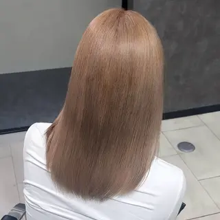 セミロング カラー ℎ𝑎𝑛𝑎 ♡のヘアスタイル