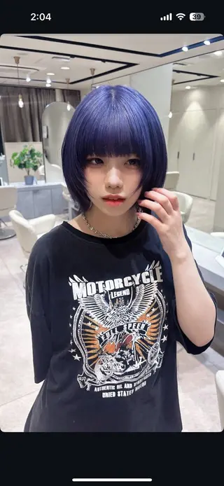 ミディアム トバ ショウゴのヘアスタイル