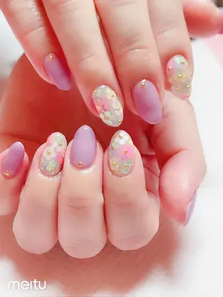 ミディアム Sincerely シンシアリー🌈のネイルデザイン