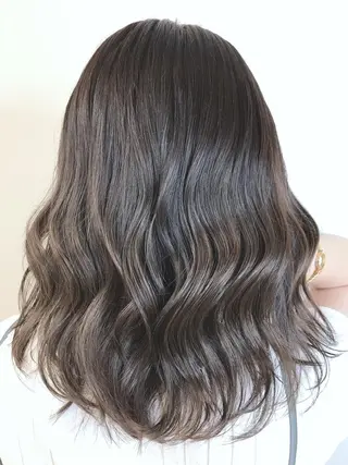 セミロング カラー 上條 航平のヘアスタイル