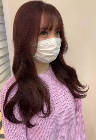 ロング カラー 渋谷の小さな美容室 🫧🪽愛子のヘアスタイル