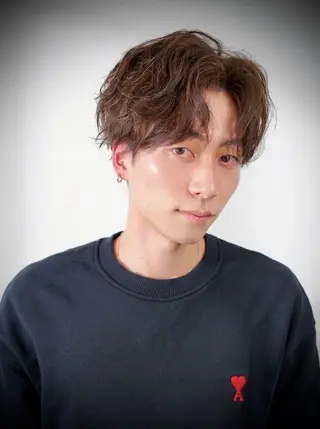 ショート パーマ メンズ ひらお あおとのヘアスタイル