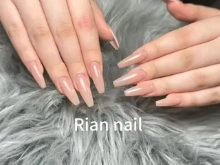 ネイル 長さだし専門Rian ネイルスクールのネイルデザイン