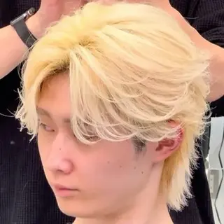 ミディアム カラー パーマ メンズ ♥️モテ髪美容師♠️ REIのヘアスタイル