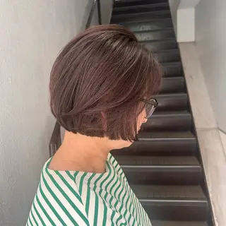 ショート カラー 透明感カラー🧁 パーマ/Yukaのヘアスタイル