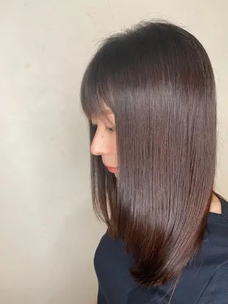セミロング カラー ヘアアレンジ ✨髪質改善/透明感✨ 西野 陽のヘアスタイル