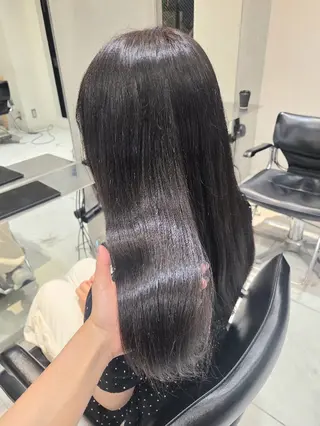 セミロング カラー RUA💜‪ ボブカット💜のヘアスタイル